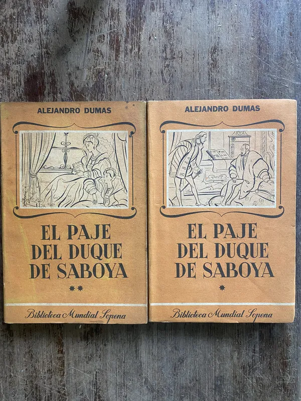 Tapa de El Paje del Duque de Saboya - Dumas Alejandro (4y7)