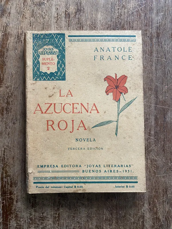 La Azucena Roja - France Anatole (4z6)