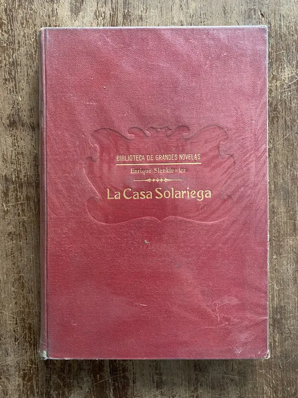 Tapa de La Casa Solariega - Sienkiewicz Enrique (4z4)