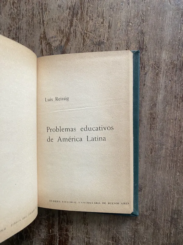 Problemas educativos de America Latina - Reissig Luis (4z4)