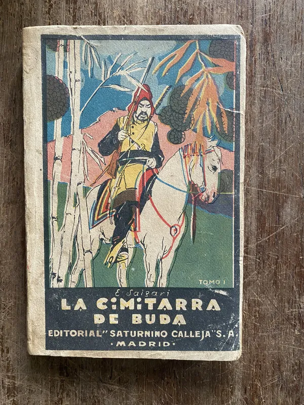 Tapa de La cimitarra de Buda - Salgari E. (5i7)