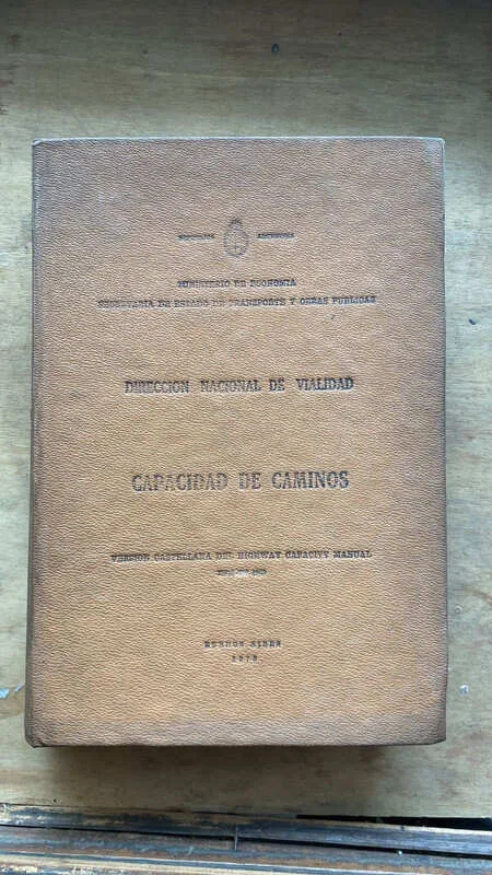 - Direccion Nacional De Vialidad, Capacidad De Caminos (A4)