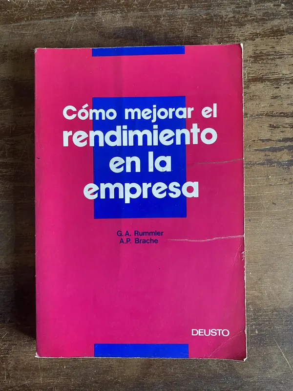 Como mejorar el rendimiento en la empresa - Rummler (5a6)