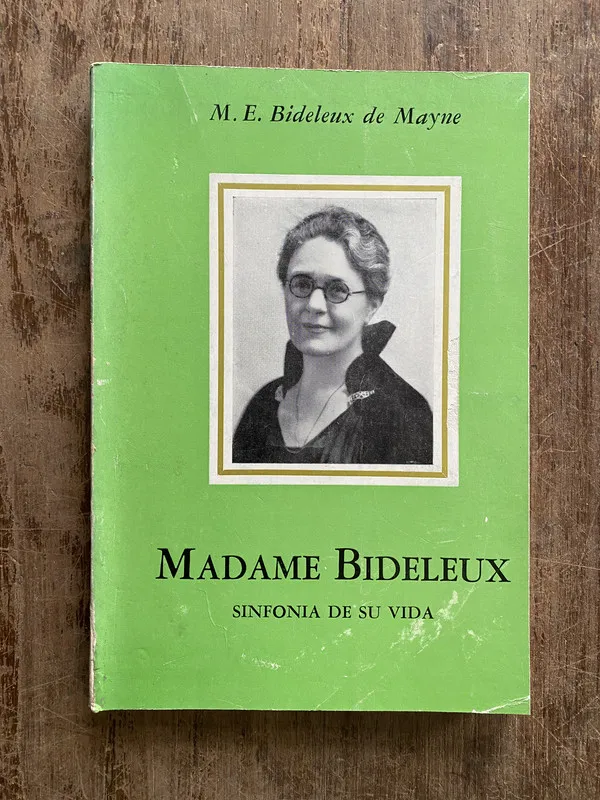 Tapa de Madame Bideleux - Bideleux de Mayne M. E. (5a2)