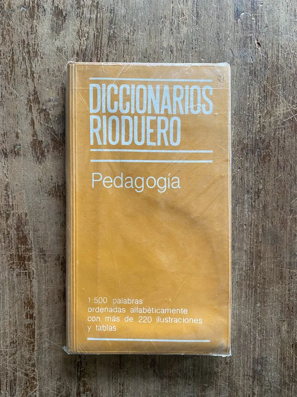 Tapa de Diccionarios Rioduero: Pedagogia - (5a1)