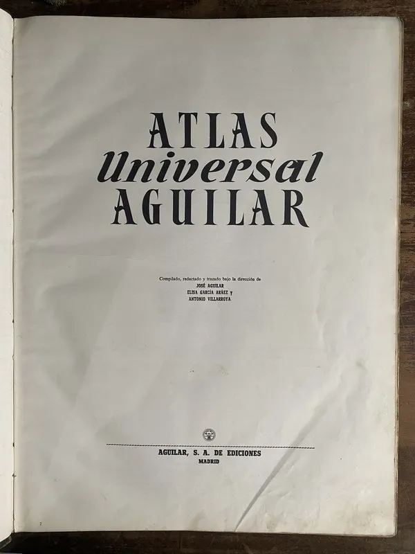 Atlas Universal Aguilar - Aguilar (5a7)