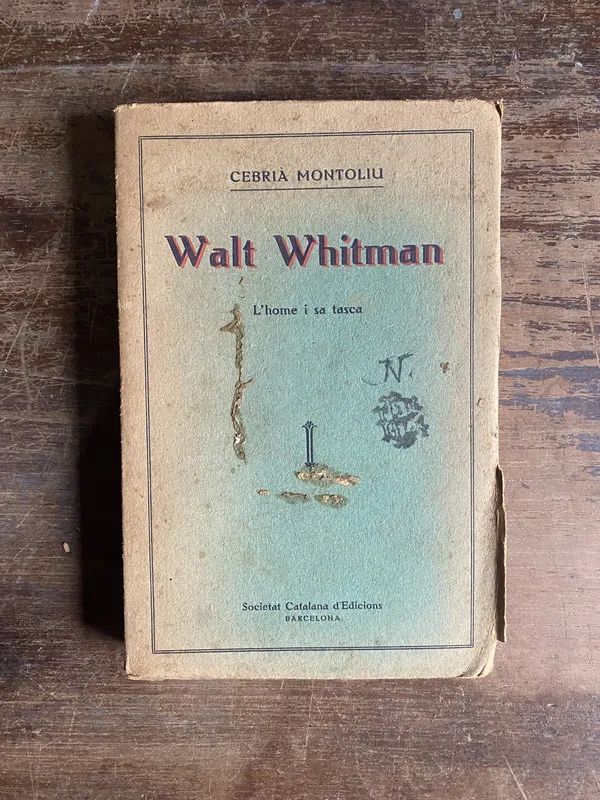 Walt Whitman (en catalan) - Montoliu Cebria (5b2)