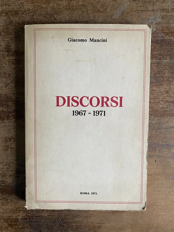 Discorsi (en italiano) - Mancini Giacomo (5b2)