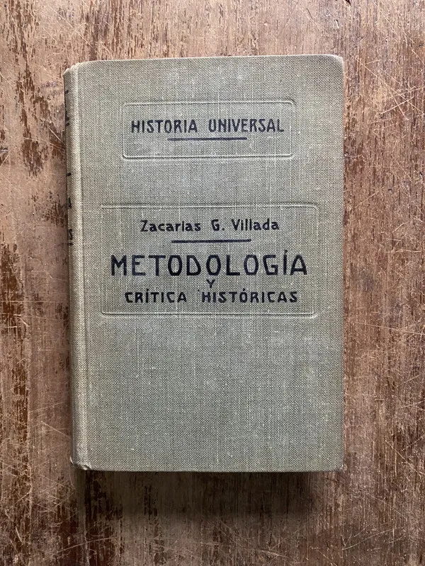 Metodologia y Critica Historicas - Villada (5b3)