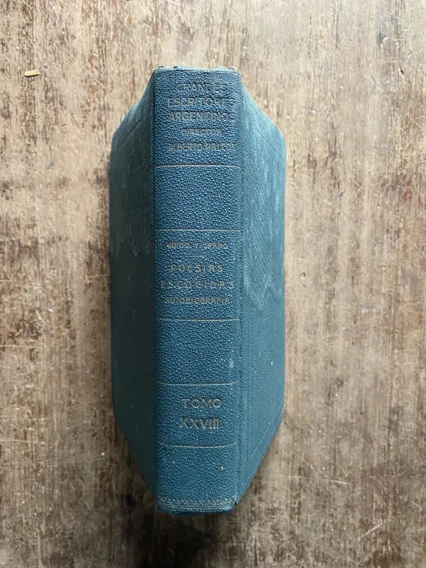 Tapa de Poesias Escogidas - Guido y Spano (5b4)