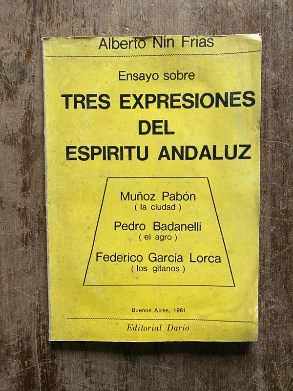 Tres expresiones del espiritu andaluz - Nin Frias (5b1)