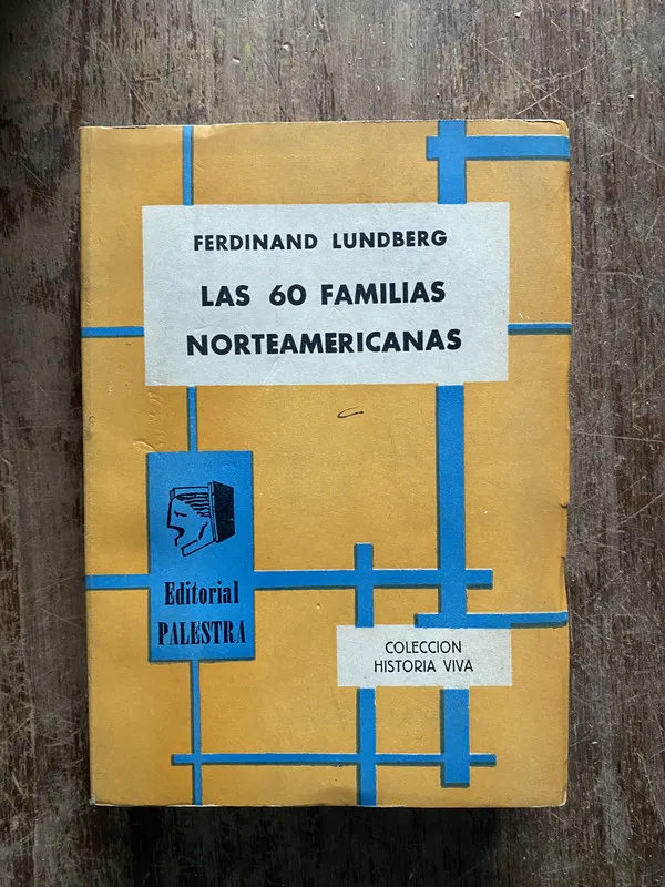 Tapa de Las 60 familias norteamericanas - Lundberg Ferdinand (5b1)