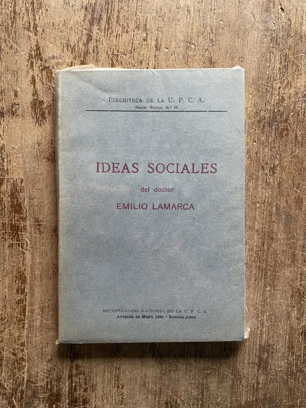 Tapa de Ideas Sociales - Lamarca Emilio (5b1)