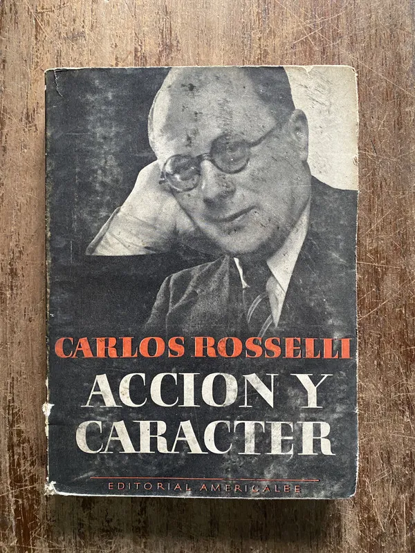 Tapa de Accion y Caracter - Rosselli Carlos (5b1)