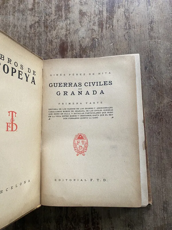 Guerras Civiles de Granada - Perez de Hita Gines (4z7)