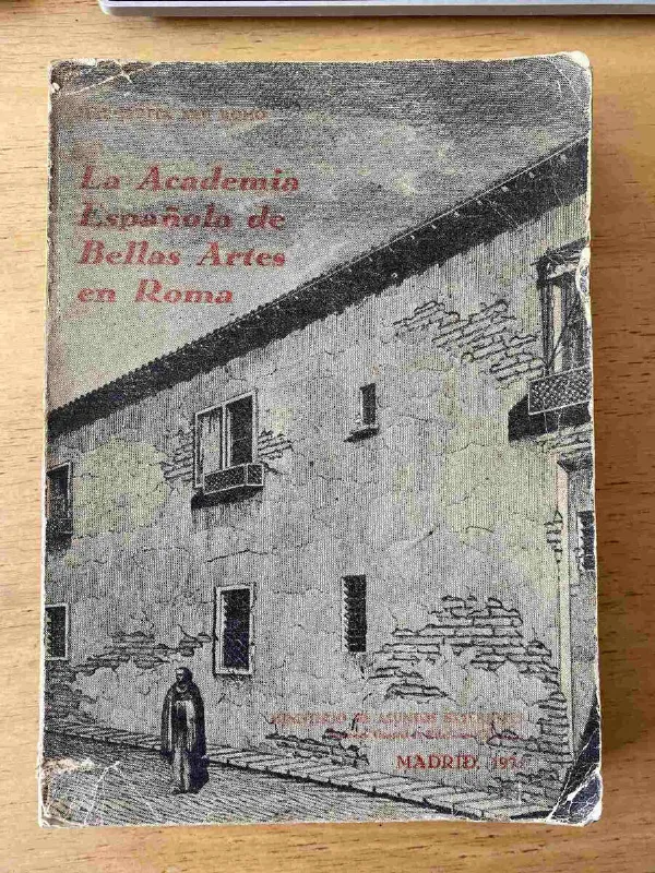Tapa de La Academia Española De Bellas Artes En Roma - Bru Romo(y3)