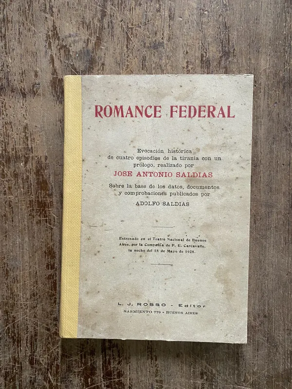 Romance Federal - Saldias Jose Antonio (5b6)