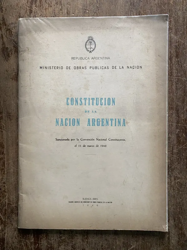 Tapa de Sancionada por - Constitucion de la Nacion Argentina (5h3)