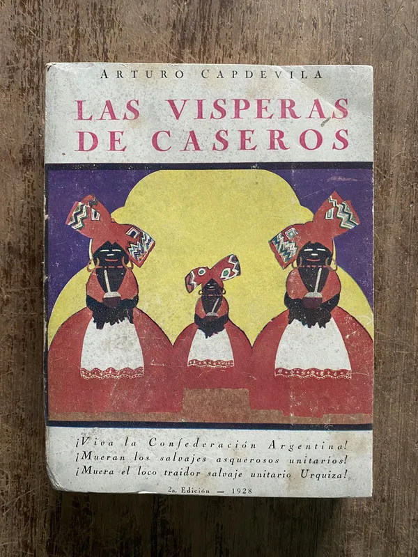 Tapa de Las visperas de Caseros - Capdevila Arturo (5h3)