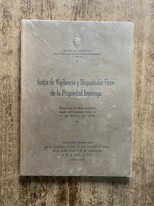 Junta de Vigilancia y Disposicion Final de la - Olano (5h3)