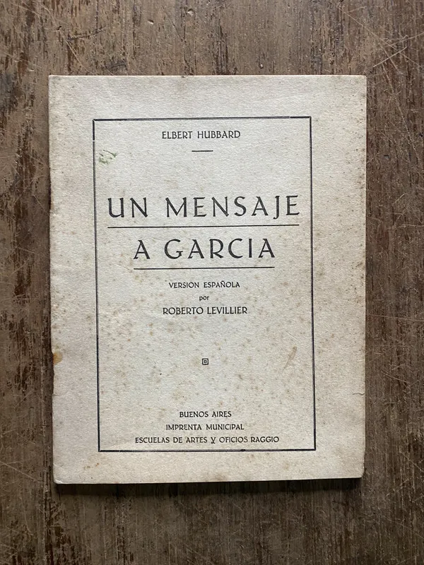 Tapa de Un mensaje a Garcia - Hubbard Elbert (5h3)