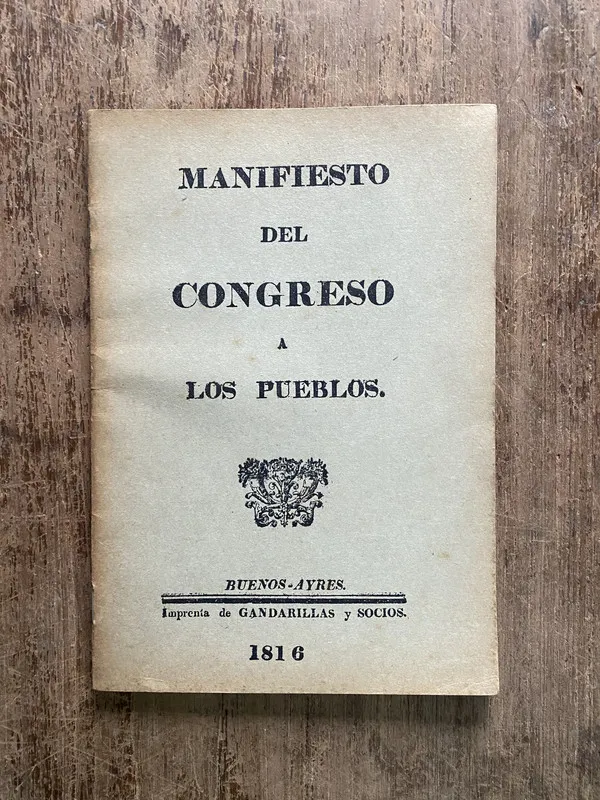 Manifiesto del Congreso a los Pueblos - (5h3)