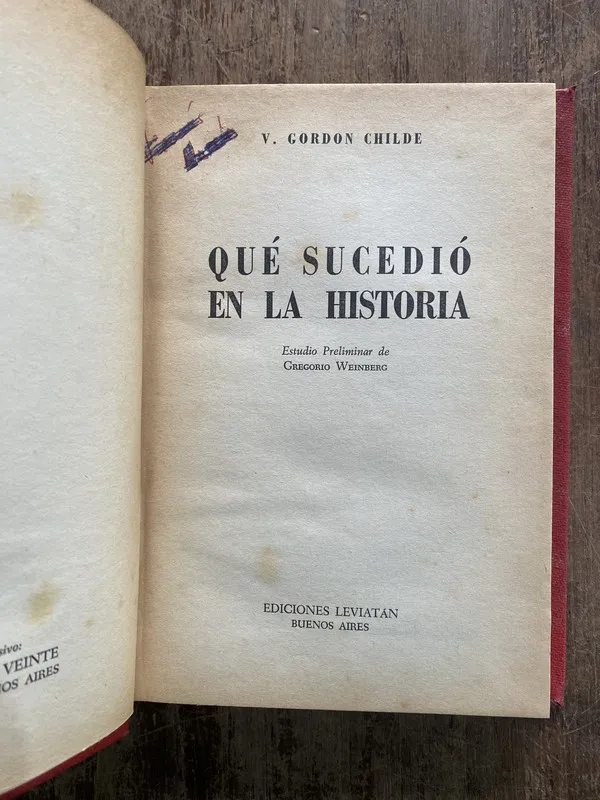 Que sucedio en la historia - Childe V. Gordon (5h4)