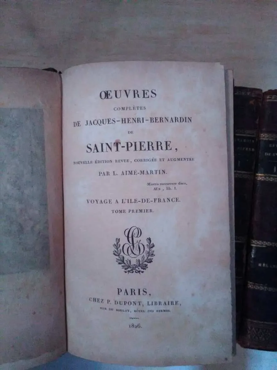 Oeuvres Completes De Jacques Henri B. De Saint Pierre (B1)
