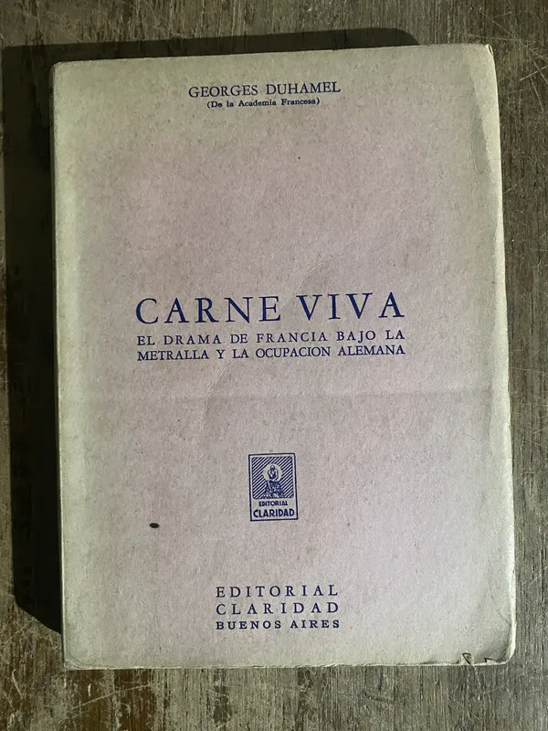 Tapa de Carne Viva - Duhamel Georges (5h5)