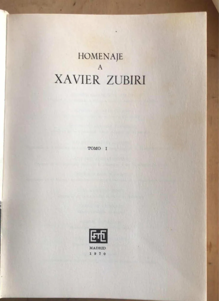 - Homenaje A Xavier Zubiri (O4)