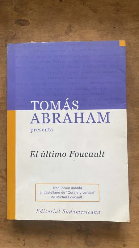 El Ultimo Foucault - Abraham, Tomas (ff2)
