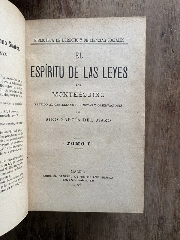 El Espiritu de las Leyes - Montesquieu (5g5)
