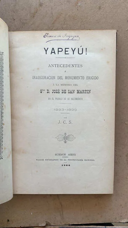 Yapeyu, Antecedentes E Inauguracion Del Monumento (i5)