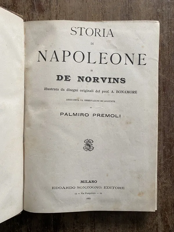 Storia di Napoleone - De Norvins (5g6)