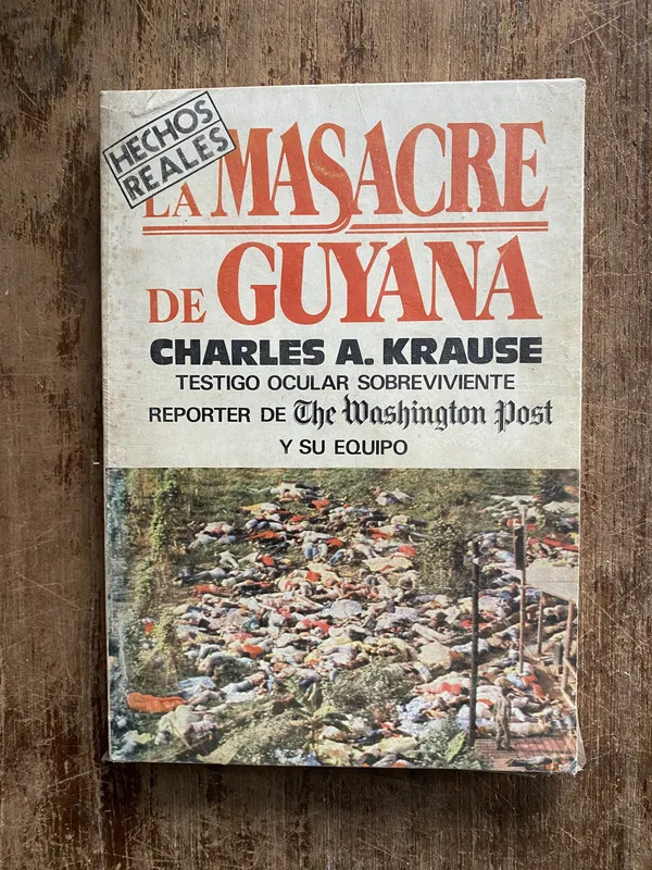 Tapa de La Masacre de Guyana - Krause Charles A. (5g6)