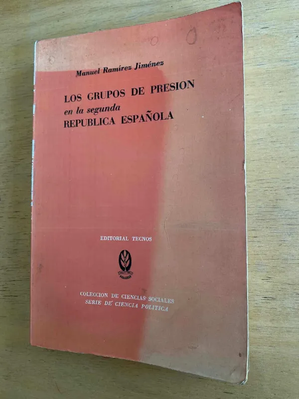 Los Grupos De Presion En La Segunda Rep- Ramirez Jimenez (e4