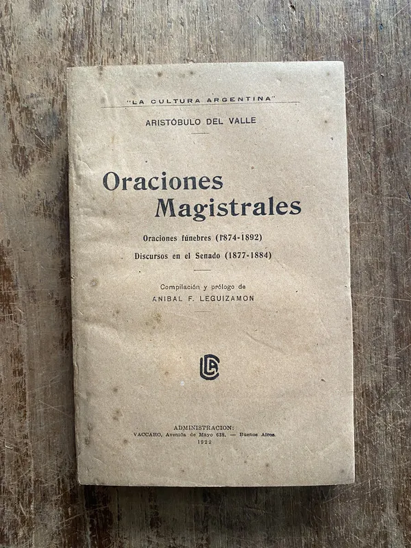Oraciones Magistrales - Del Valle Aristobulo (5f2)