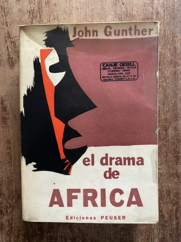 Tapa de El drama de Africa - Gunther John (5f3)