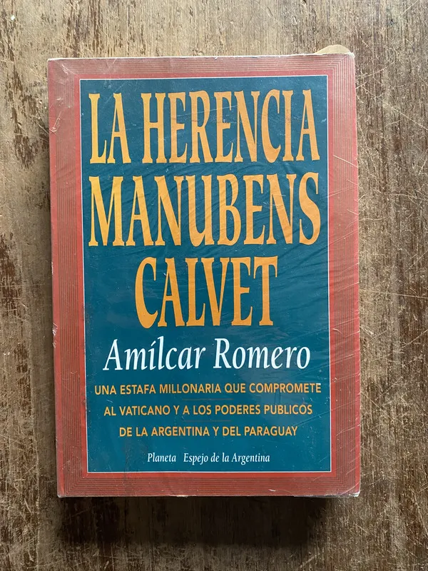 Tapa de La herencia Manubens Calvet - Romero Amilcar (5f4)