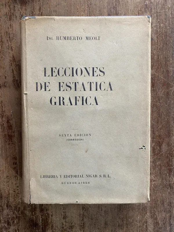 Lecciones de Estatica Grafica - Meolt Humberto (5f7)