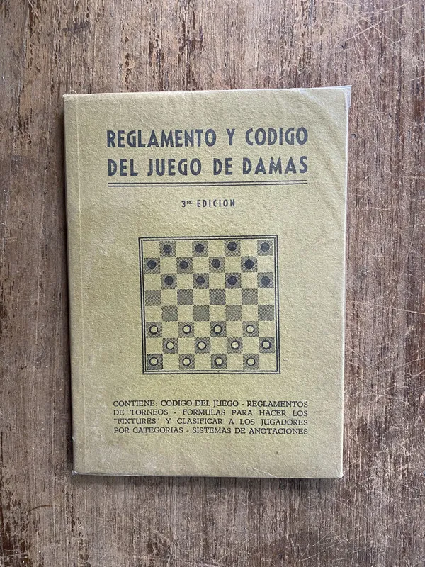 Reglamento y Codigo del Juego de Damas - (5f7)