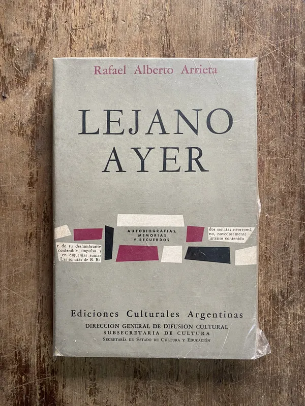 Lejano Ayer - Arrieta Rafael Alberto (5o3)