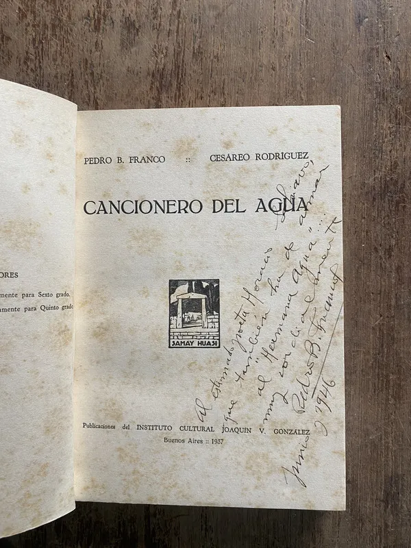 Cancionero del Agua - Franco (5o3)