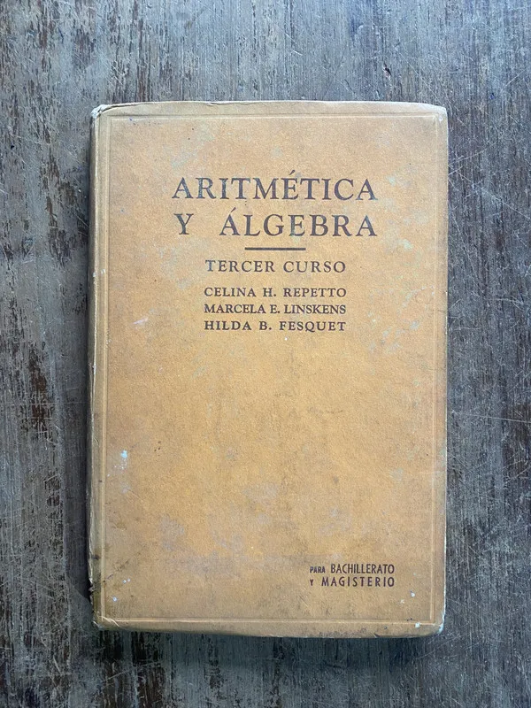 Aritmetica y algebra - Repetto (5o3)