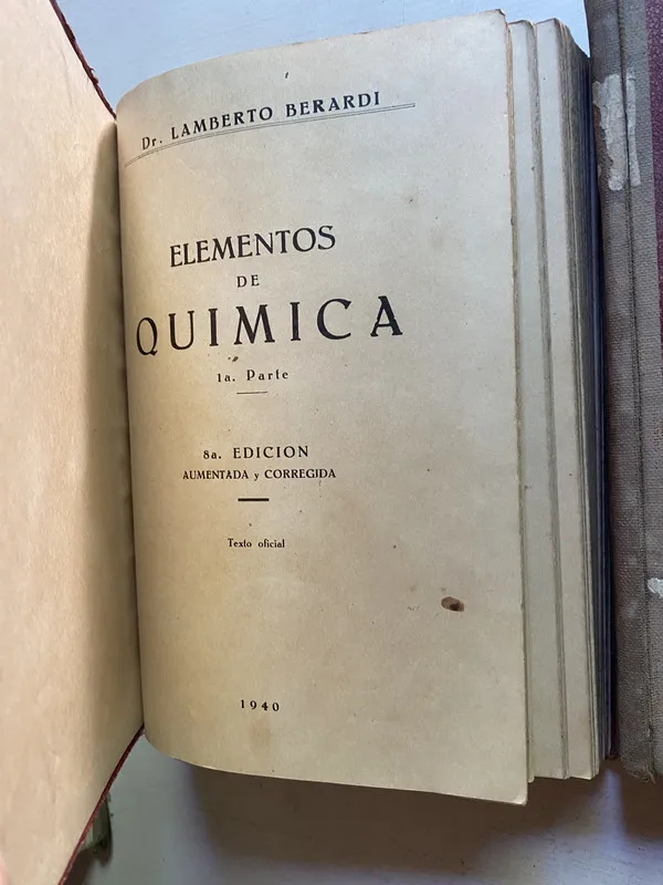 Elementos de Quimica - Berardi, Lamberto (4k6)
