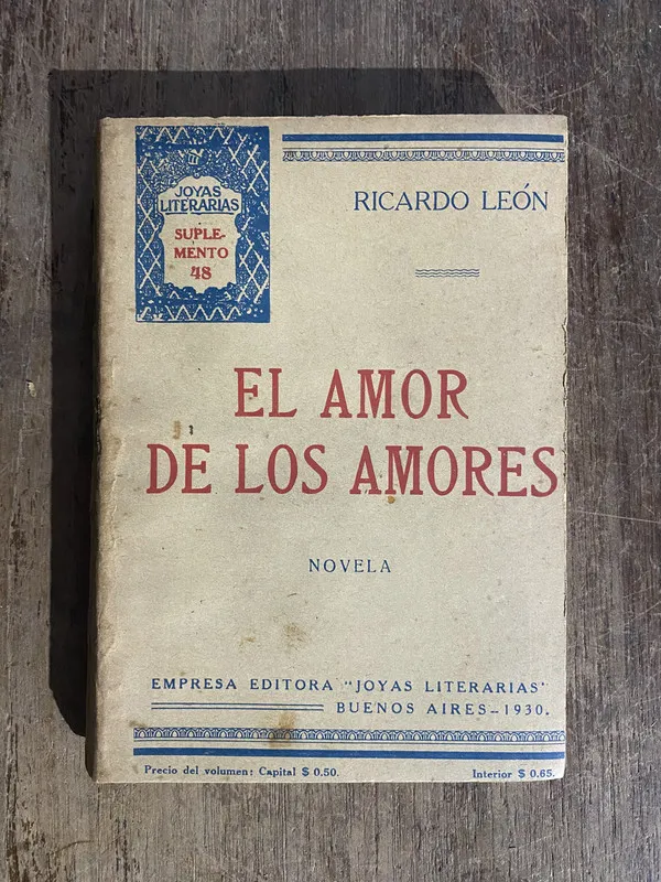 El amor de los amores - Leon, Ricardo (5o1)