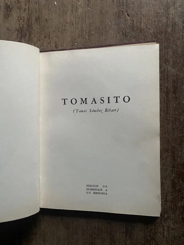 Tomasito - Sanchez Echart, Tomas (5o7)