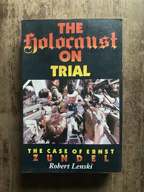 Tapa de The Holocaust on Trial (en ingles) - Lenski, Robert (5o7)