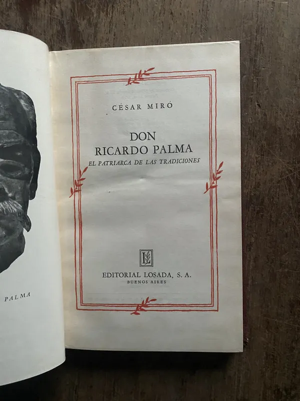 Don Ricardo Palma - Miro, Cesar (5o7)