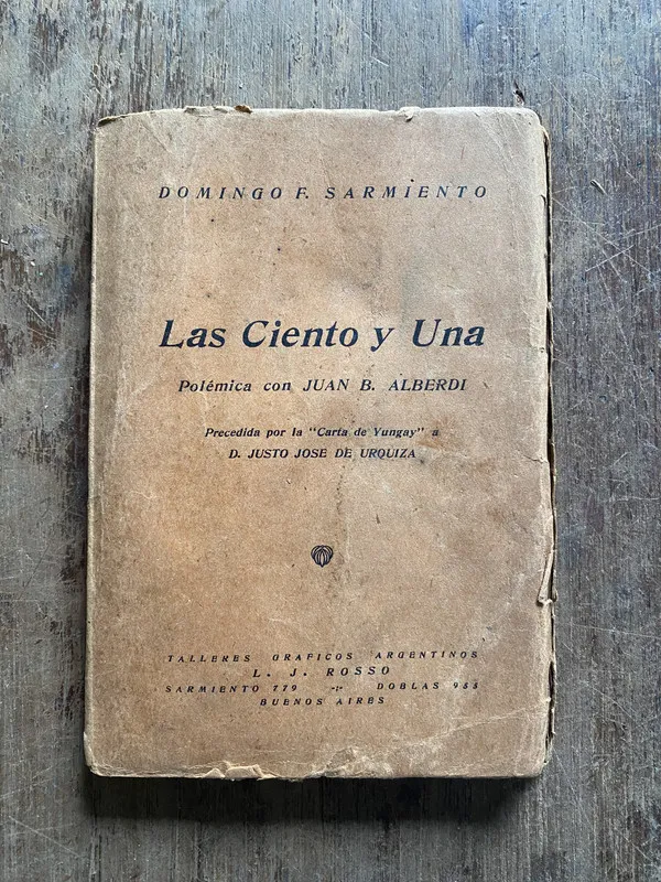 Tapa de Las Ciento y Una - Sarmiento, Domingo F. (5o5)